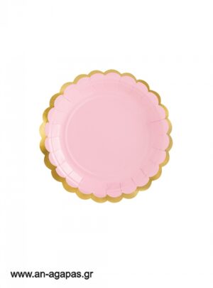 Πιάτο Γλυκού Pink (6τμχ)