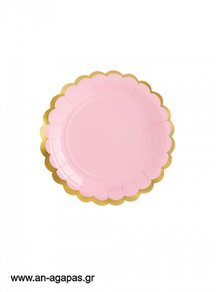 Πιάτο Γλυκού Pink (6τμχ)