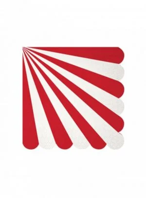 Χαρτοπετσέτα  Γλυκού  Striped  Red  (20τμχ) 