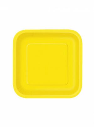 Πιάτο Γλυκού Yellow (16τμχ)