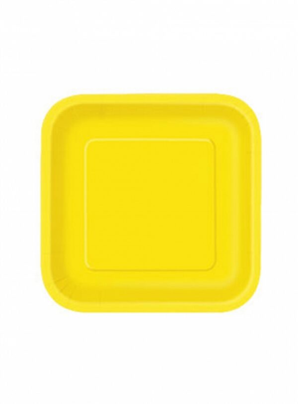 Πιάτο Γλυκού Yellow (16τμχ)