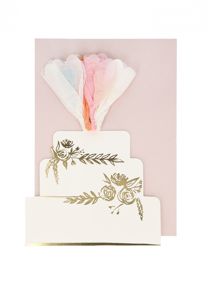 Ευχετήρια  Κάρτα  Floral  Cake
