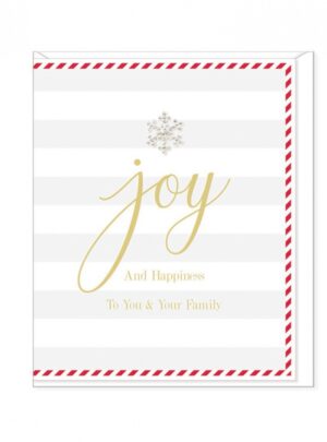 Ευχετήρια  Κάρτα  –  Joy  And  Happiness 