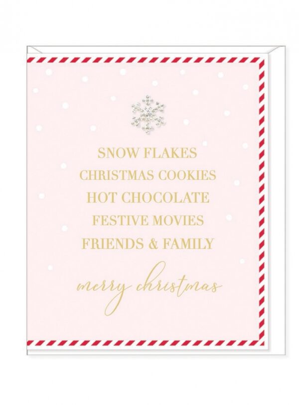Ευχετήρια  Κάρτα  –  Snow  Flakes