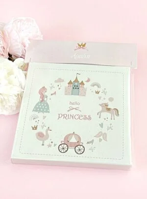 Μπομπονιέρα Καδράκι Καμβάς Hello PrIncess