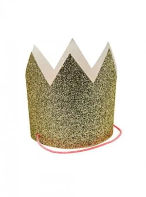 Καπελάκι  Κορώνα  Χρυσή,  8τμχ 