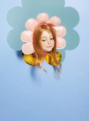 Κορδέλα  Μαλλιών  Λουλούδι 