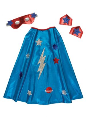 Σετ Μεταμφίεσης Blue Superhero Cape