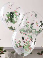 Μπαλόνια-Confetti-Γκι-5τμχ.jpg Σετ Μπαλόνια Confetti Γκι, 5τμχ