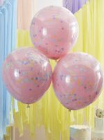 Μπαλόνια-Double-Layered-Pastel-Confetti.jpg Σετ Μπαλόνια Double Layered Pastel Confetti