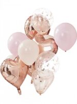 Μπαλόνια-Ροζ-Rose-Gold-1.jpg Σετ Μπαλόνια Ροζ- Rose Gold