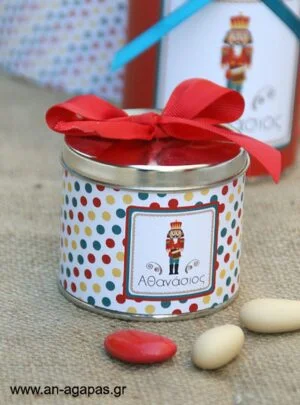 Χριστουγεννιάτικη  Μπομπονιέρα  Βάπτισης  Nutcracker 