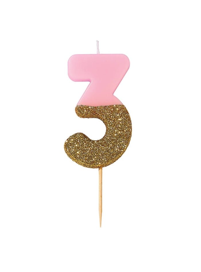 Κεράκι  Νο  3  We  ♥  Birthdays