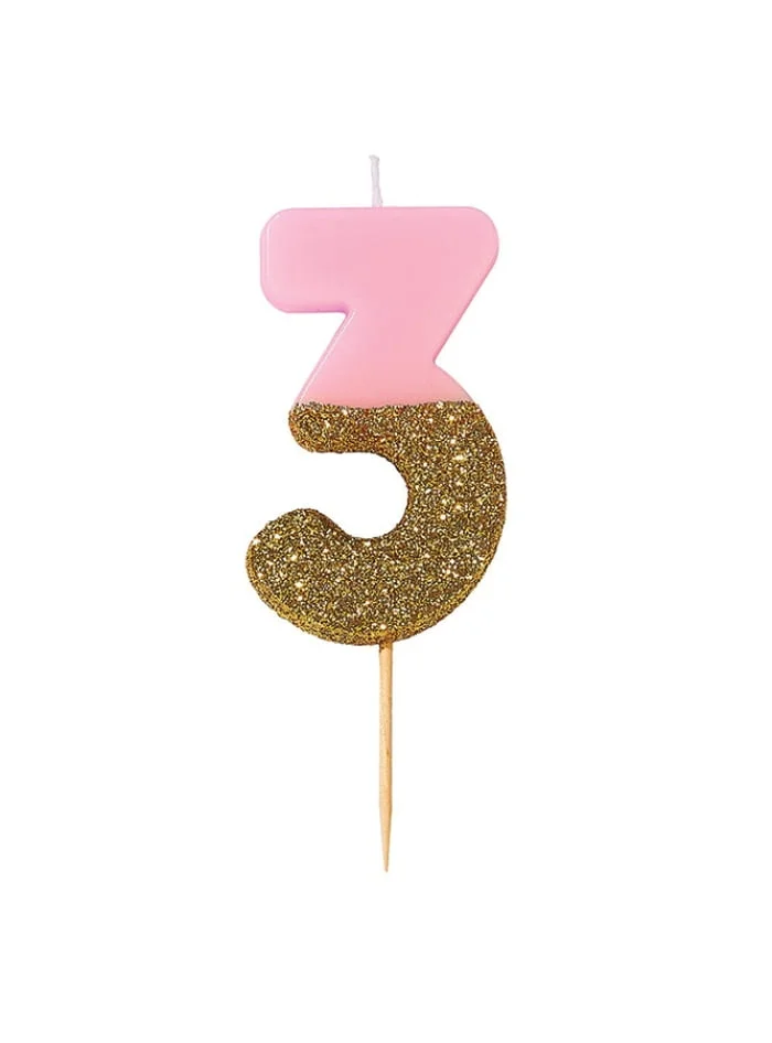 Κεράκι  Νο  3  We  ♥  Birthdays