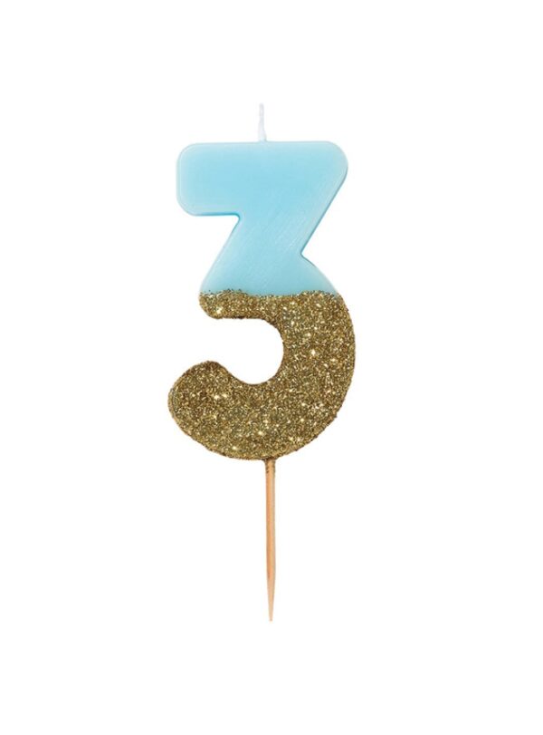 Κεράκι  Νο  3  We  ♥  Birthdays  Boy