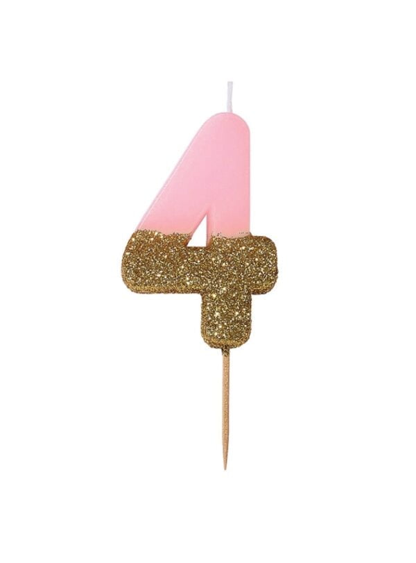 Κεράκι  Νο  4  We  ♥  Birthdays