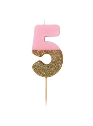 Κεράκι  Νο  5  We  ♥  Birthdays 