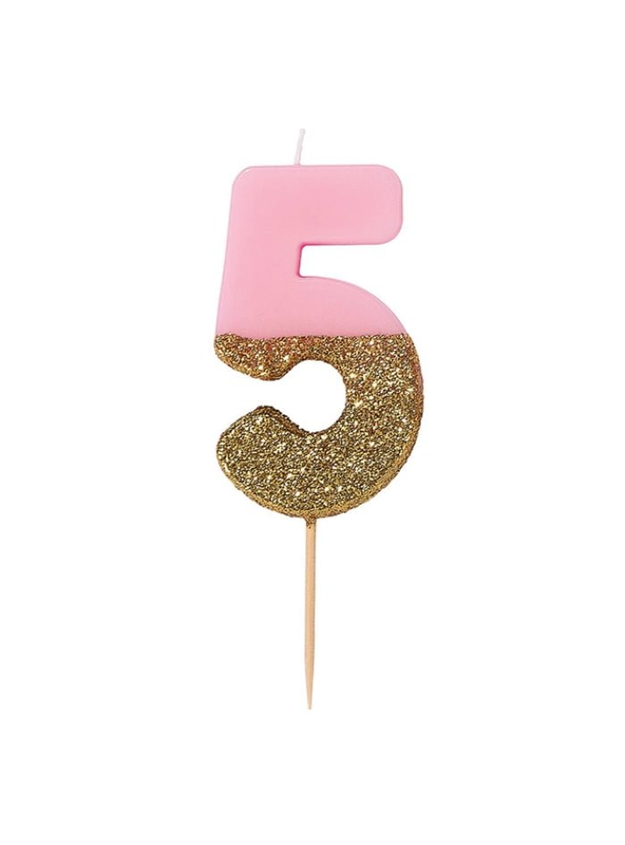 Κεράκι  Νο  5  We  ♥  Birthdays
