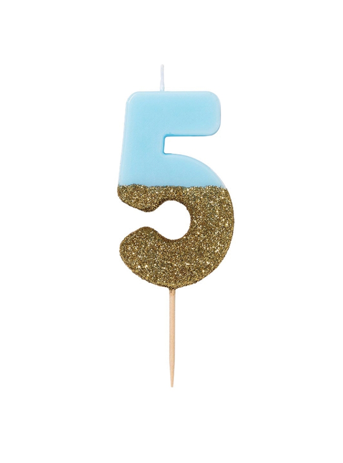 Κεράκι  Νο  5  We  ♥  Birthdays  Boy
