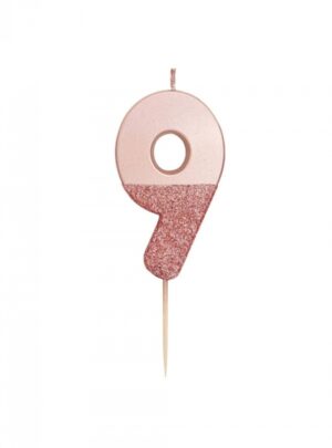 Κεράκι Νο 9 Rose Gold