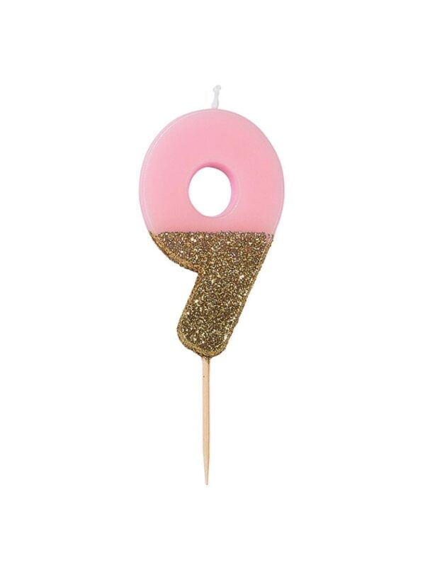 Κεράκι  Νο  9  We  ♥  Birthdays