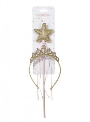 Τιάρα  &  Ραβδί  We  ♥  Pink 