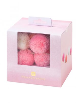 Φωτάκια  Ροζ  Pom  Pom 