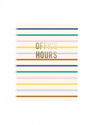 Σημειωματάριο Σπιράλ Office Hours Stripes