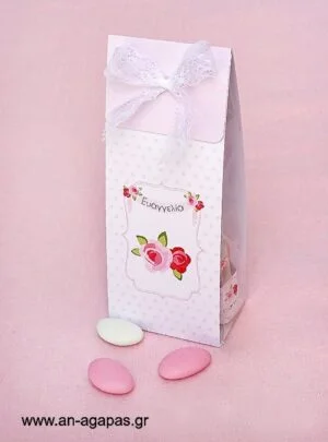   Μπομπονιέρα  Φάκελος  Bubbles  Blossom  in  Pink 