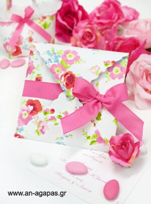 Προσκλητήριο  Φάκελος  Spring  Floral
