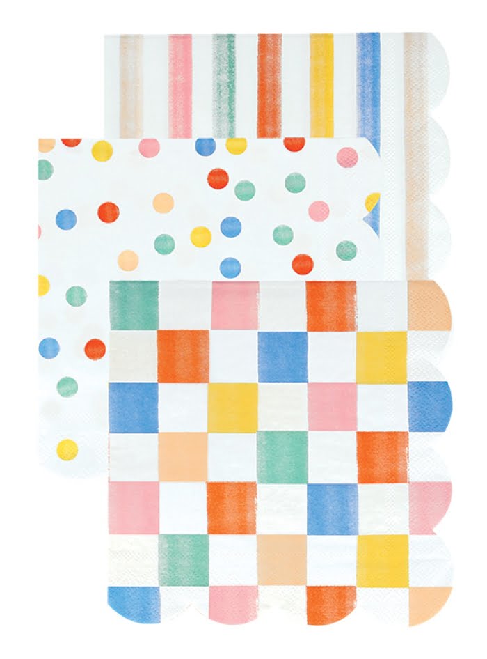 Χαρτοπετσέτα Φαγητού Colourful Pattern (16τμχ)