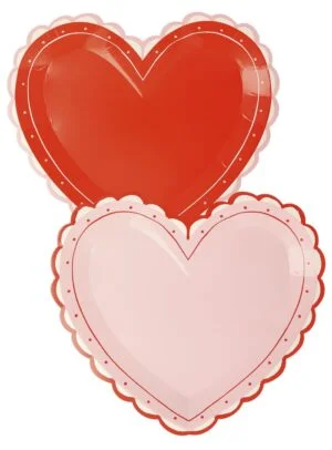 Πιάτο Φαγητού Lacy Heart (8τμχ)