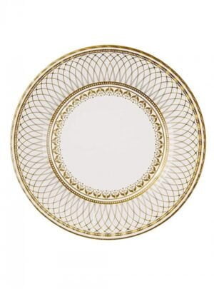 Πιάτο  Φαγητού  Porcelain  Gold  (8τμχ) 