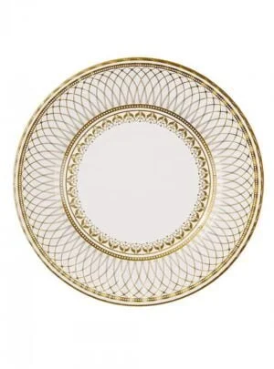 Πιάτο  Φαγητού  Porcelain  Gold  (8τμχ) 