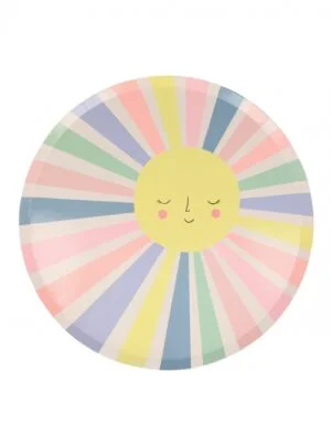 Πιάτο Φαγητού Rainbow Sun (12τμχ)