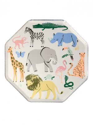 Πιάτο  Φαγητού  Safari  Animal  (8τμχ) 