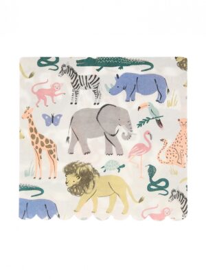 Χαρτοπετσέτα  Φαγητού  Safari  Animals  (20τμχ) 