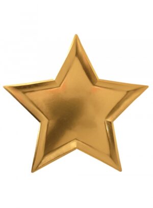 Πιάτο  Φαγητού  Star  Gold  (8τμχ) 