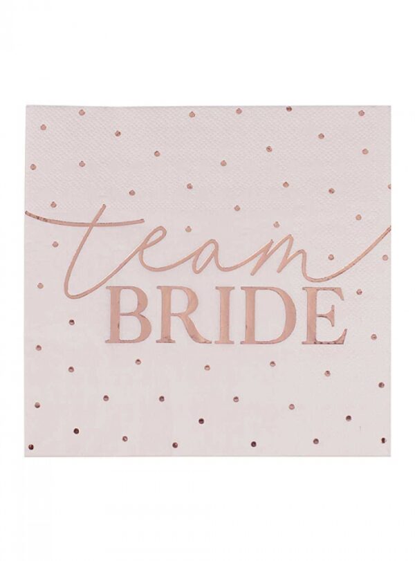 Χαρτοπετσέτα Φαγητού Team Bride (16τμχ)