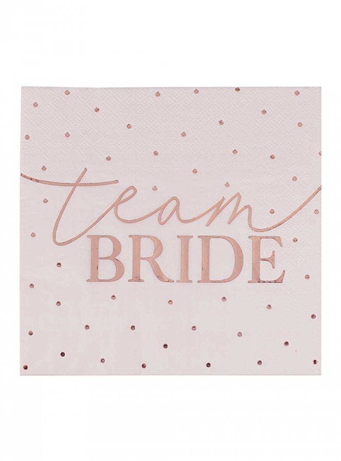 Χαρτοπετσέτα Φαγητού Team Bride (16τμχ)