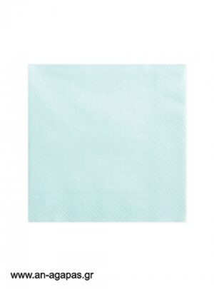 Χαρτοπετσέτα Φαγητού Turquoise (20τμχ)