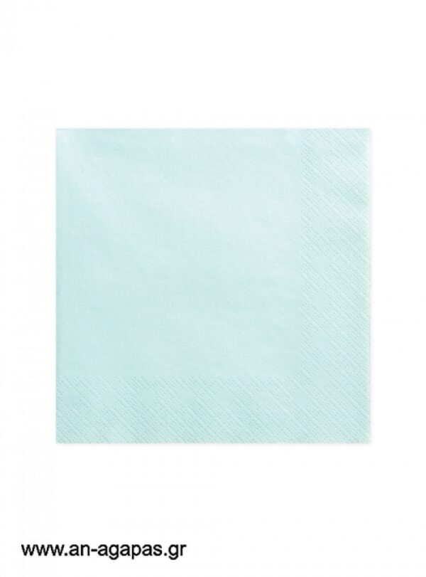 Χαρτοπετσέτα Φαγητού Turquoise (20τμχ)