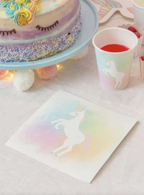 Χαρτοπετσέτα Φαγητού Unicorn Pastel (20τμχ)