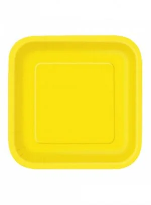 Πιάτο Φαγητού Yellow (14τμχ)
