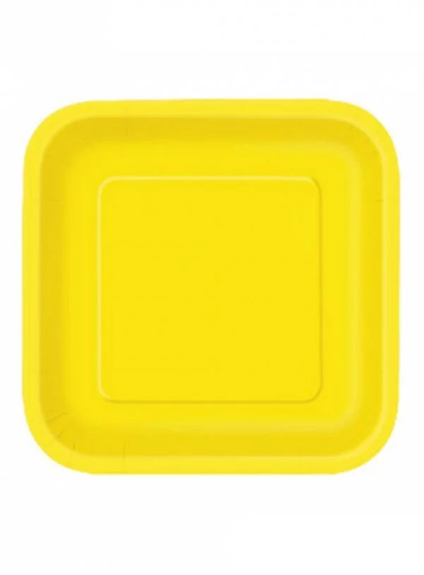 Πιάτο Φαγητού Yellow (14τμχ)