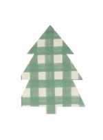 Χαρτοπετσέτα Χριστουγεννιάτικο Δέντρο Gingham, 16τμχ