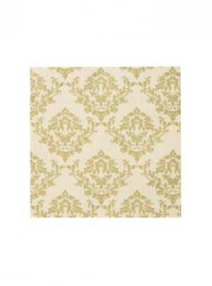   Χαρτοπετσέτα  Χρυσή  Damask,  20τμχ 