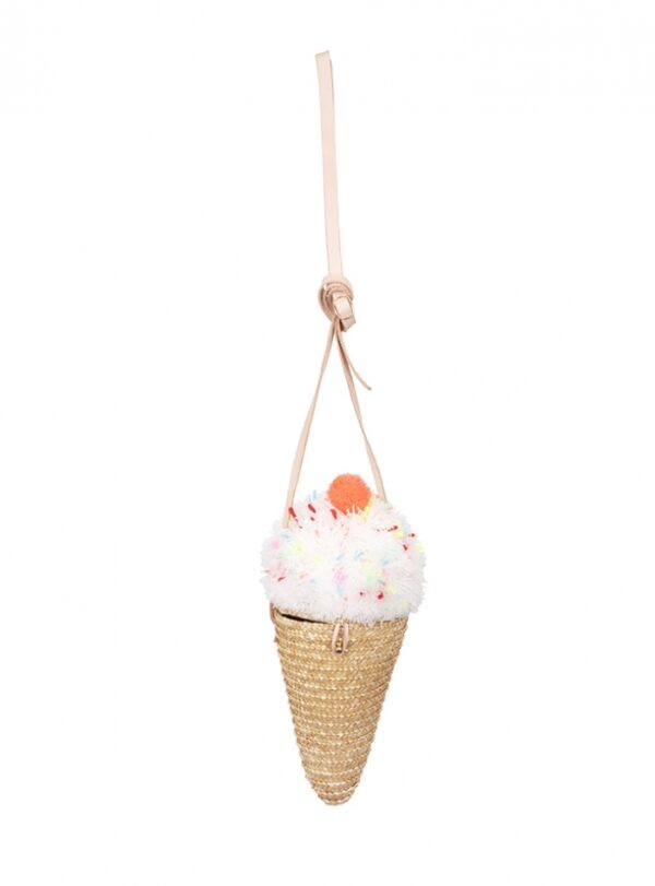Τσάντα  Ψάθινη  Ice  Cream
