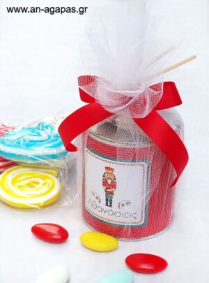 Μπομπονιέρα  βάπτισης  κουμπαράς  Nutcracker