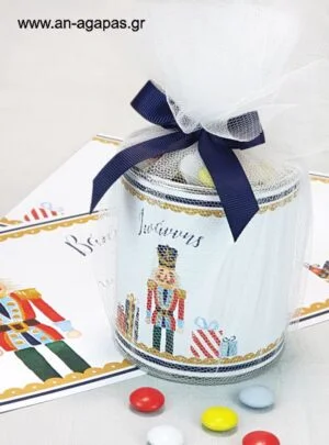 Μπομπονιέρα βάπτισης κουμπαράς Nutcracker